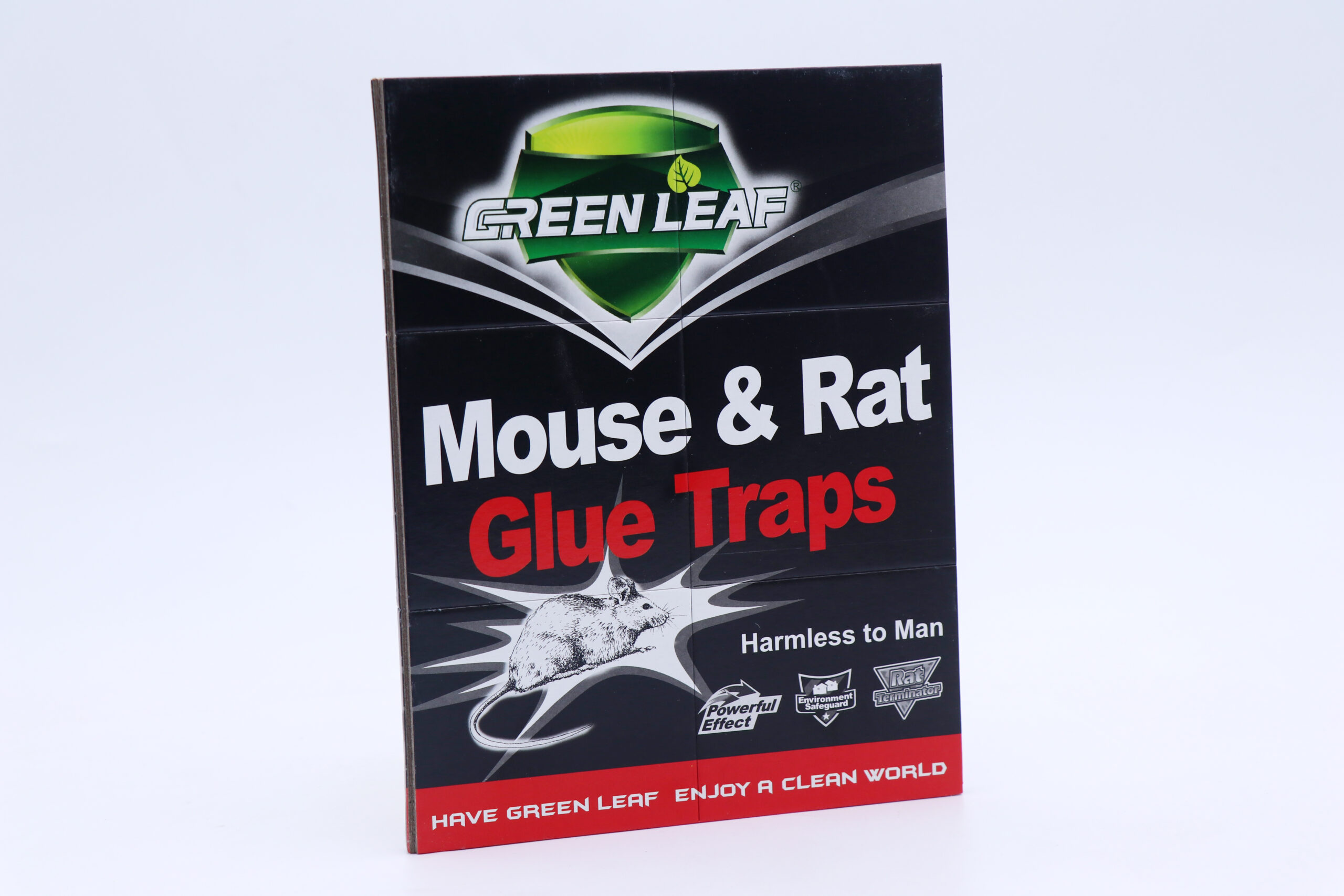 IMG_2381 Free Shipping GREEN LEAF Mouse & Rat Glue Traps, Super Strong Sticky Rat Board, Non-toxic Odorless Rodent Trap for Indoor Pest Control - Image 1